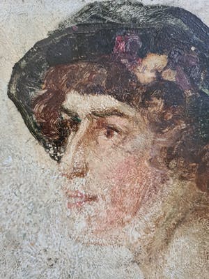 Niet of onleesbaar gesigneerd - Dame met Hoed kopen? Bied vanaf 1!