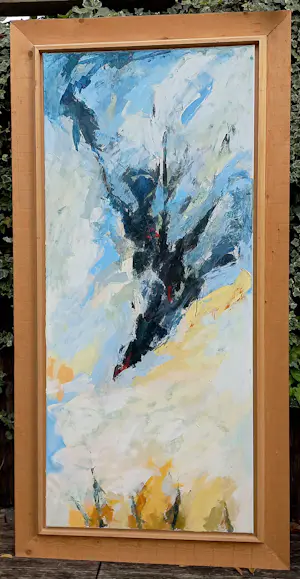 Richard Smeets - Rozenproject, olieverf op doek (netjes ingelijst, zeer groot) kopen? Bied vanaf 1000!