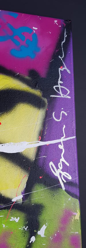 Espen Hagen - Dollar - Acryl - gesigneerd kopen? Bied vanaf 1!
