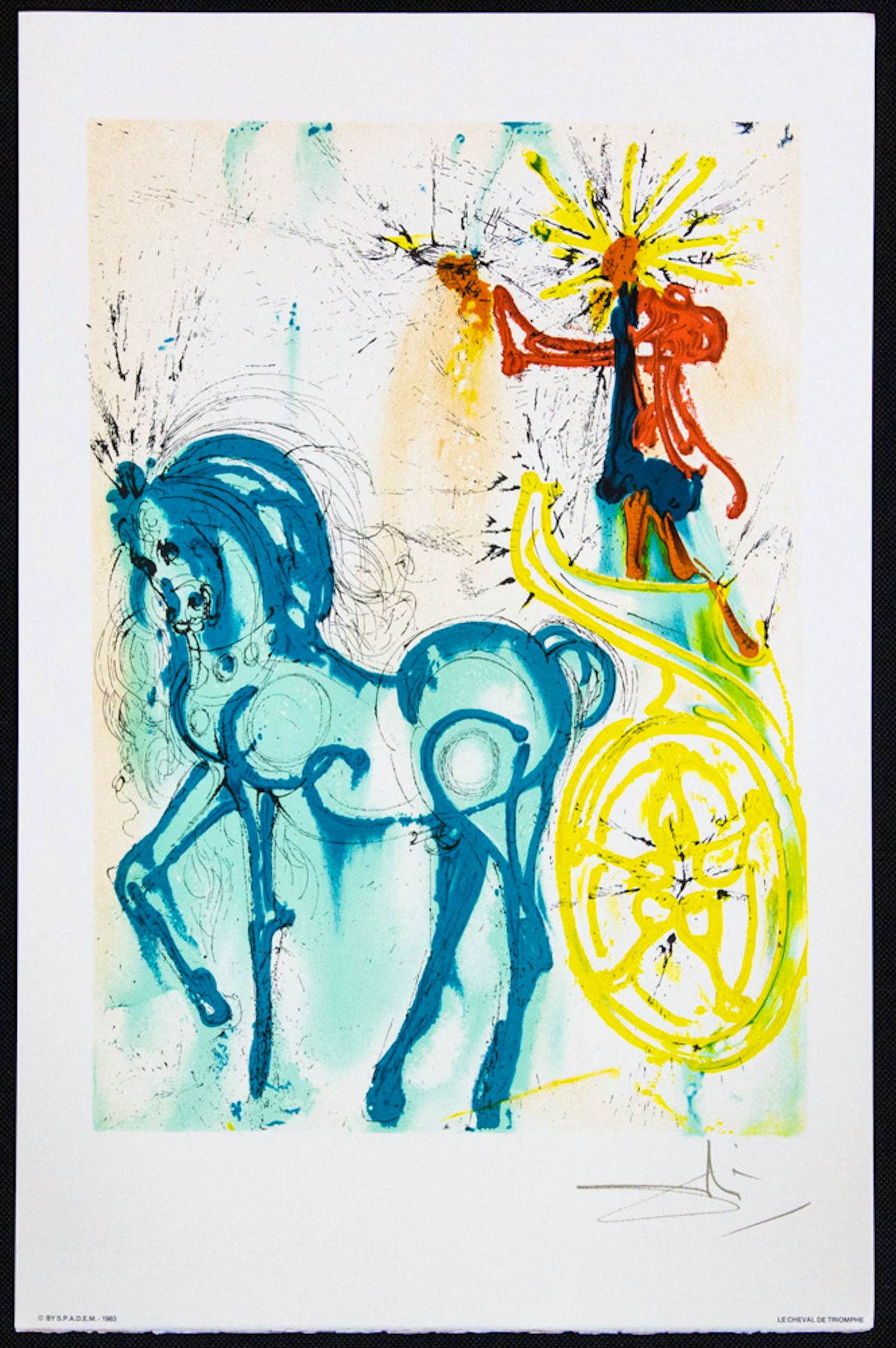 Salvador Dali - Het zegevierende paard kopen? Bied vanaf 95!