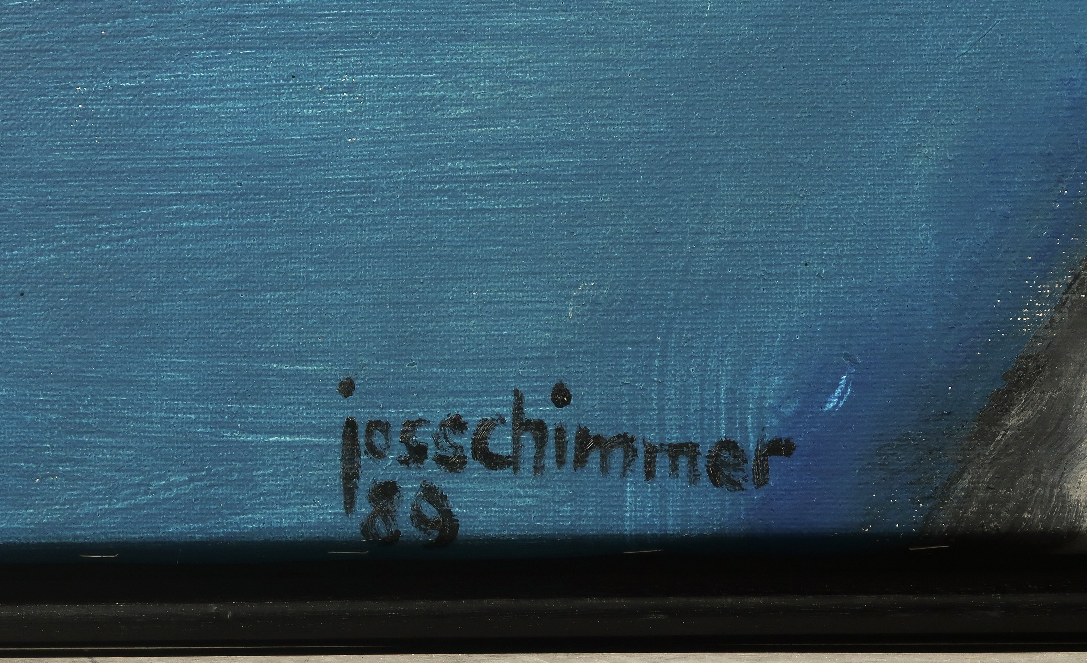 Jos Schimmer - Olieverf op doek, Abstracte voorstelling - Ingelijst (Zeer groot) kopen? Bied vanaf 350!