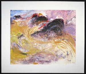 Franscz Witte - Gemengde techniek op papier, Abstract I kopen? Bied vanaf 1!