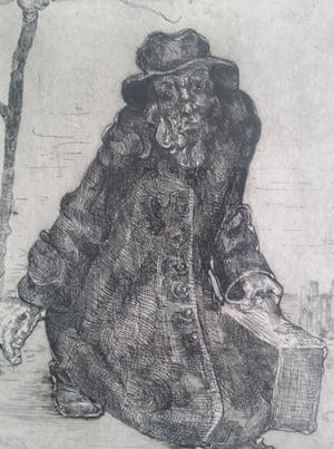 Aad de Haas - Man met koffer. No 1 van 3!!! kopen? Bied vanaf 150!