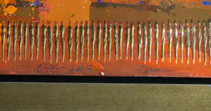 Ad Arma - Handbewerkte zeefdruk op board, Uit de serie 'India' nr. 118 kopen? Bied vanaf 70!