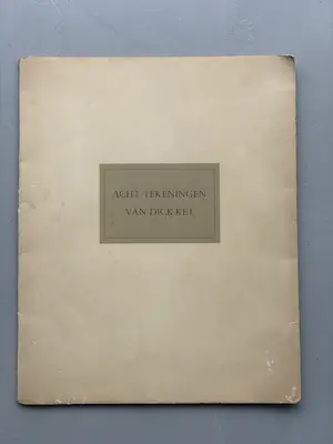 Dick Ket - Dick Ket - Acht Tekeningen van Dick Ket (Tekening No 1 dubbel) kopen? Bied vanaf 50!