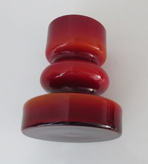 Per Lutken - Rood oranje vaas uit de Carnaby serie kopen? Bied vanaf 15!