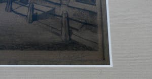 Dirk Harting - Ingelijste ets: Hofje kopen? Bied vanaf 39!