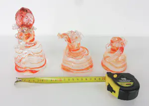 Yvon Trossèl - Drie gekleurde glazen jurkje's kopen? Bied vanaf 100!