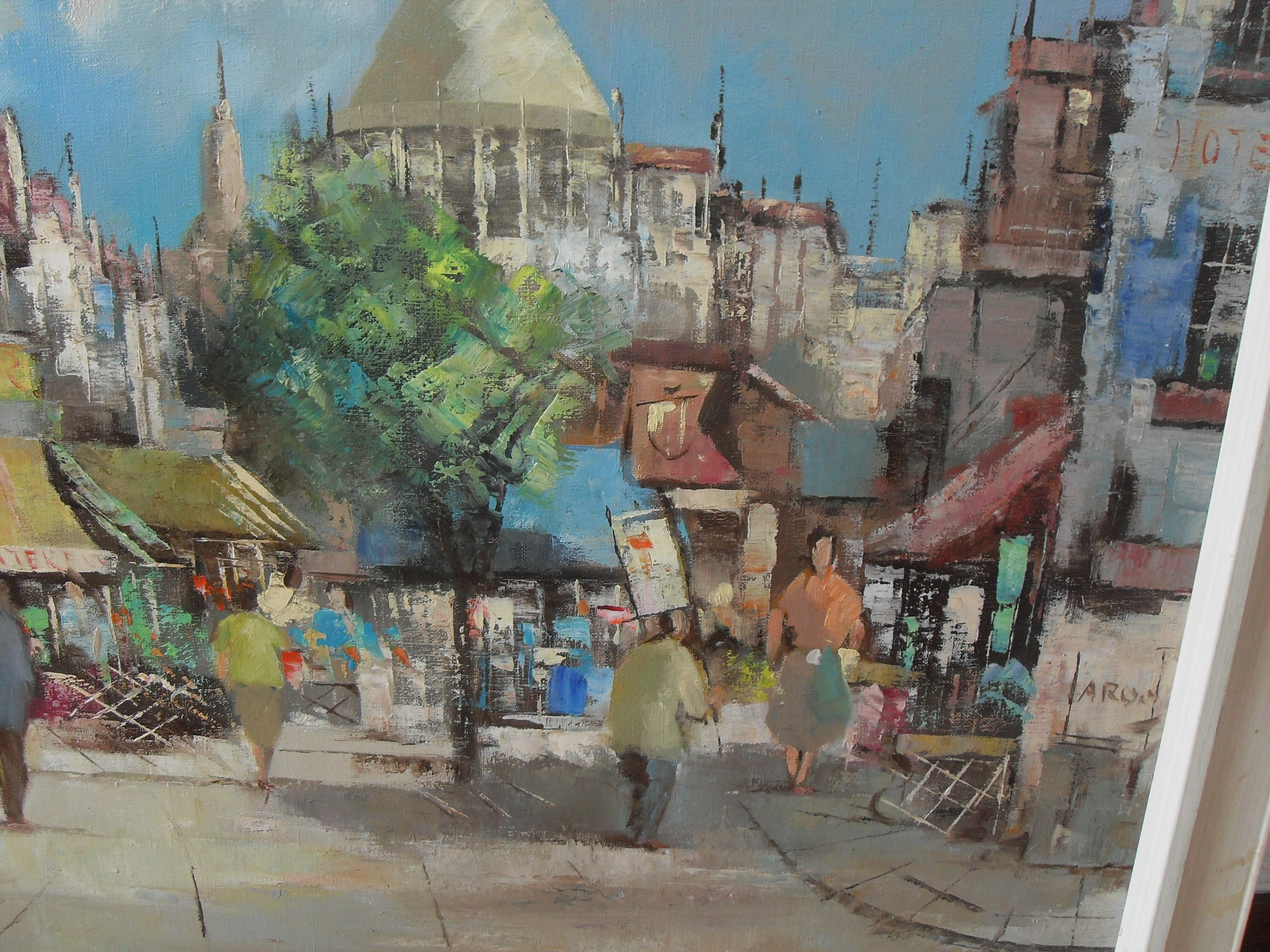 Niet of onleesbaar gesigneerd - Place du Tetre PARIJS  kopen? Bied vanaf 1!