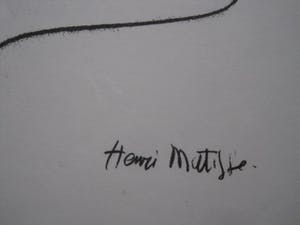 Geert Jan Jansen - Schilder & Kunstvervalser -potloodgesigneerde Litho Matisse "femme séduisante " kopen? Bied vanaf 30!