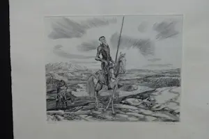 Kuno Brinks - DON QUICHOTE IN HET LANDSCHAP VAN LA MANCHA kopen? Bied vanaf 50!