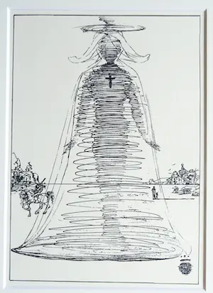 Salvador Dali - Engel Gabrielle 1944 - druckgesigneerd oplage 2.500 kopen? Bied vanaf 85!