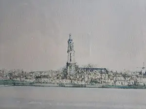 Ciano Siewert - Gezicht op Rhenen. kopen? Bied vanaf 20!