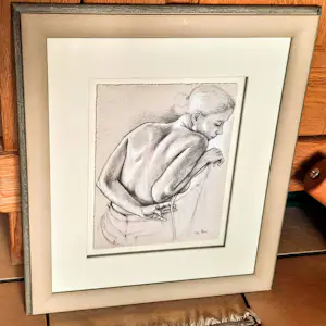 Francine van Hove - Lithografie auf Büttenpapier "Ladies" Passepartout Rahmen kopen? Bied vanaf 90!