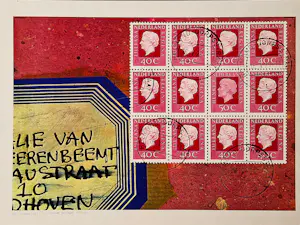Har Sanders - Grote kleuren zeefdruk "een vreemde postzegel" – 1979 – gelimit. oplage (250) kaufen? Bieten Sie von 40!