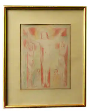 James Ensor - Le Christ entre les larrons "Christus tussen dieven" vendu pour 250€ !