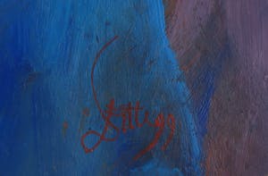 Franscz Witte - Gemengde techniek op papier, Dialoog met rood en zwart kopen? Bied vanaf 50!