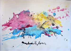 Anton Heyboer - Abstracte compositie verkocht voor € 229!