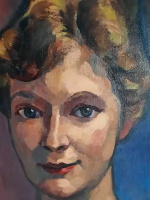 Matthieu Wiegman - Portret van een dame, olieverf. kopen? Bied vanaf 750!