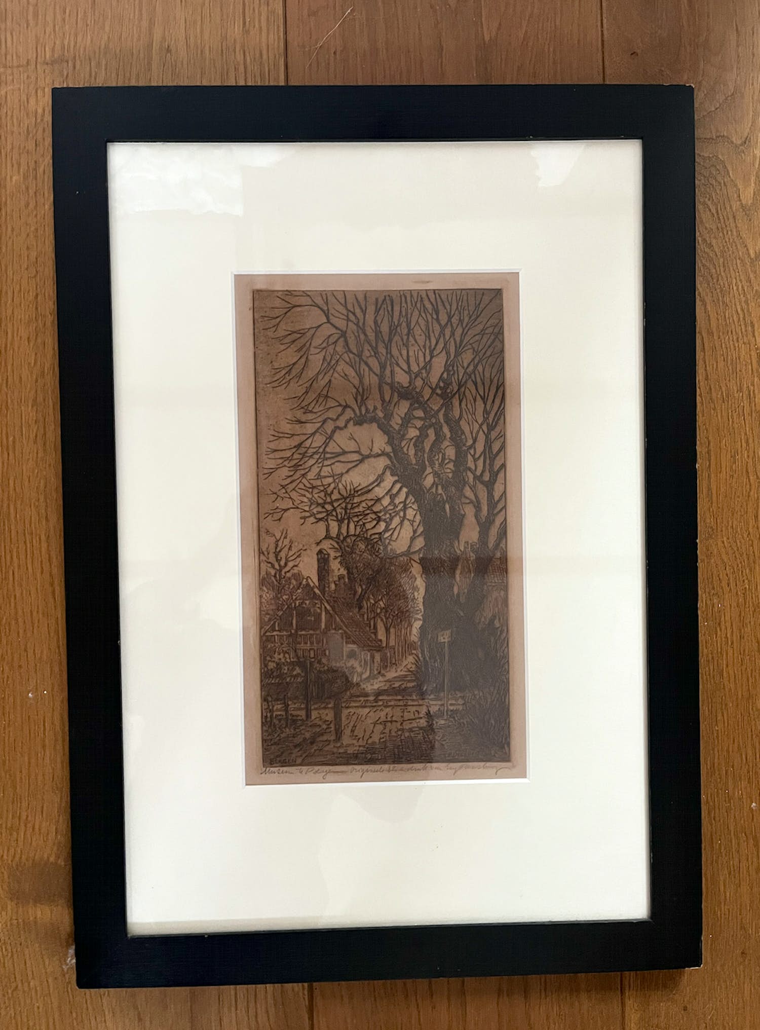 Eugene Rensburg - Dorpsgezicht van Bergen verkocht voor € 1!