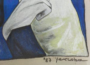 Niet of onleesbaar gesigneerd - Rokende (spaanse, baskische, catalaanse) man kopen? Bied vanaf 1!