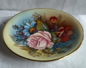 Curiosa - Bloementheekopje + schoteltje - Aynsley China Ltd. , ontwerp J.A. Bailey kopen? Bied vanaf 1!