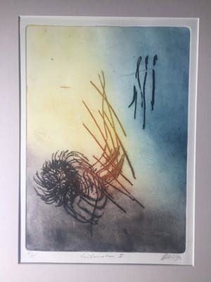 Ad Arma - "Eilanden 5" - Ets, Ingelijst, Oplage van slechts 5 stuks kopen? Bied vanaf 120!