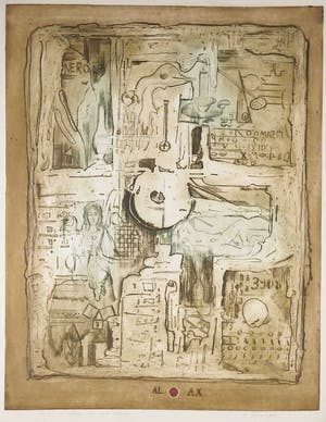 Niet of onleesbaar gesigneerd - Ets en aquatint, AL AX kopen? Bied vanaf 1!