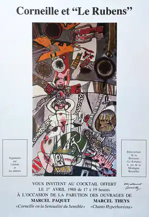 Corneille - Corneille et “Le Rubens”, gesigneerd offset affiche verkocht voor € 1!