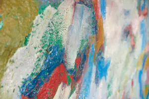 Angelos Tassopoulos - Olieverf op doek, Abstracte compositie - Zeer groot kopen? Bied vanaf 700!