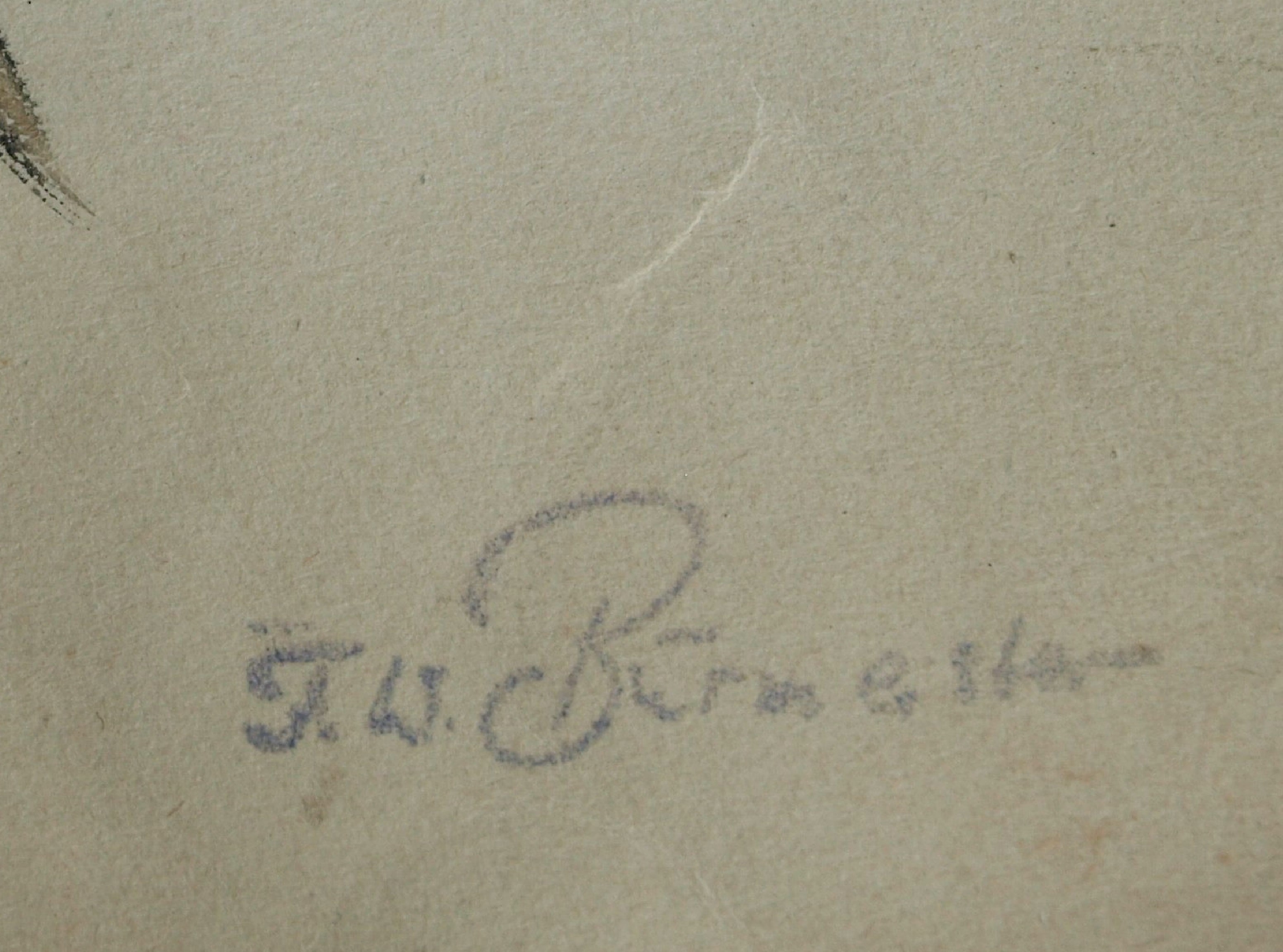 Niet of onleesbaar gesigneerd - Aquarel , Danseres – gesigneerd – 1951 kopen? Bied vanaf 1!