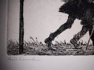 Georg Erler - original Radierung "aus Franken" signiert / datiert 1908 kopen? Bied vanaf 75!