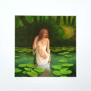 Fred de Heij - Waterlelie - oplage 56/75 - 21484 verkocht voor € 50!