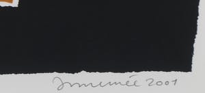 Hans Innemee - Zeefdruk, Zonder titel - Ingelijst kopen? Bied vanaf 70!