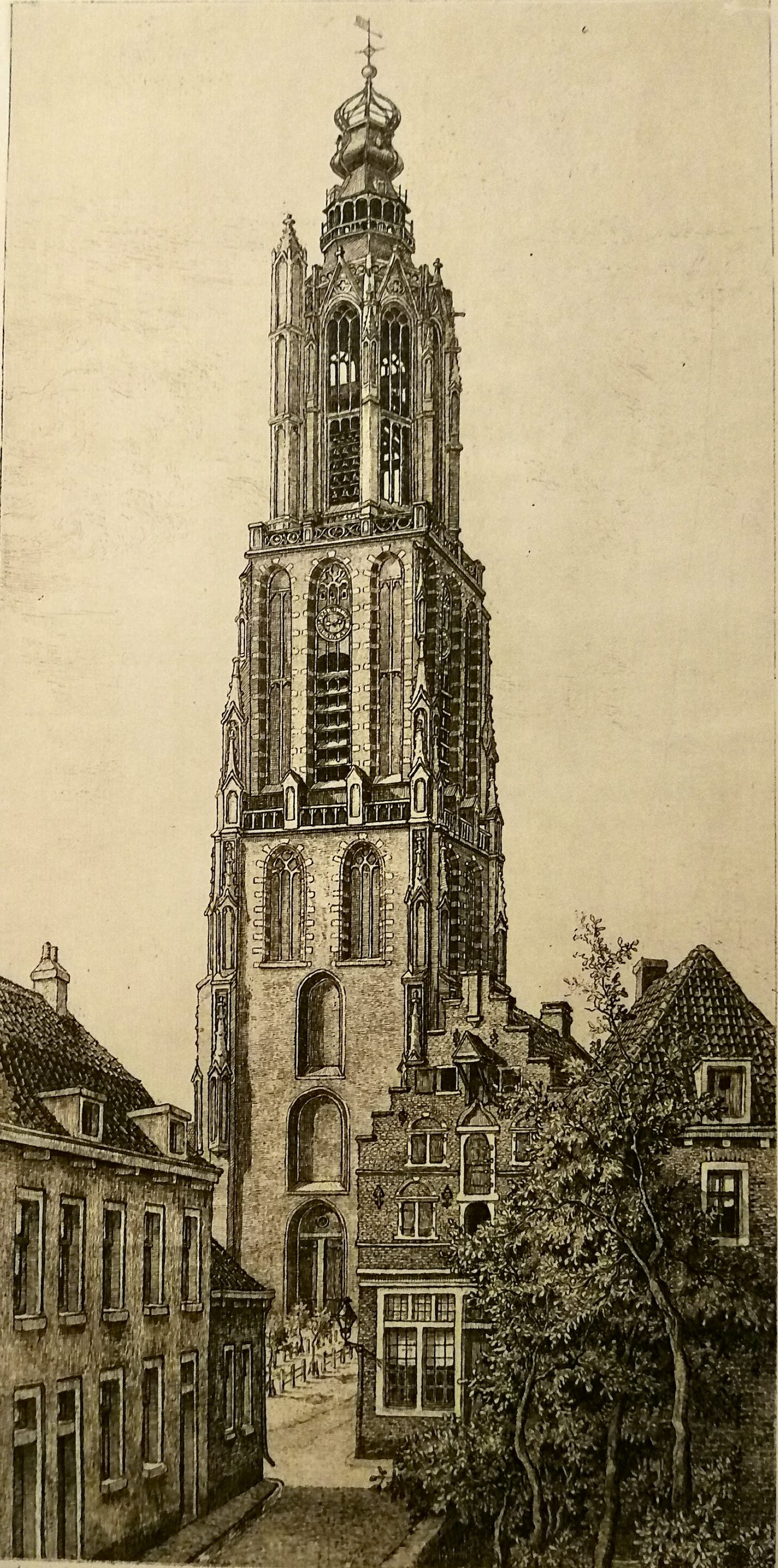 Henri von Rupprecht - Ets O.L.V Toren Amersfoort kopen? Bied vanaf 25!
