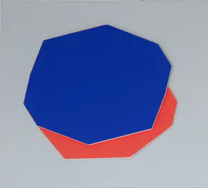 Phil van de Klundert - Lot van 3 collages van foamboard, Construction in red and blue kopen? Bied vanaf 1!