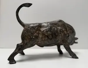Pierre Chenet - Bronzen stier (Groot sculptuur) kopen? Bied vanaf 500!